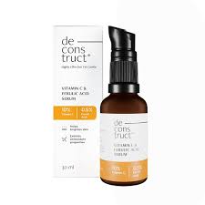 Deconstruct Vitamin C Serum For Face – 10% Vitamin C + 0.5% Ferulic Acid- 30ml