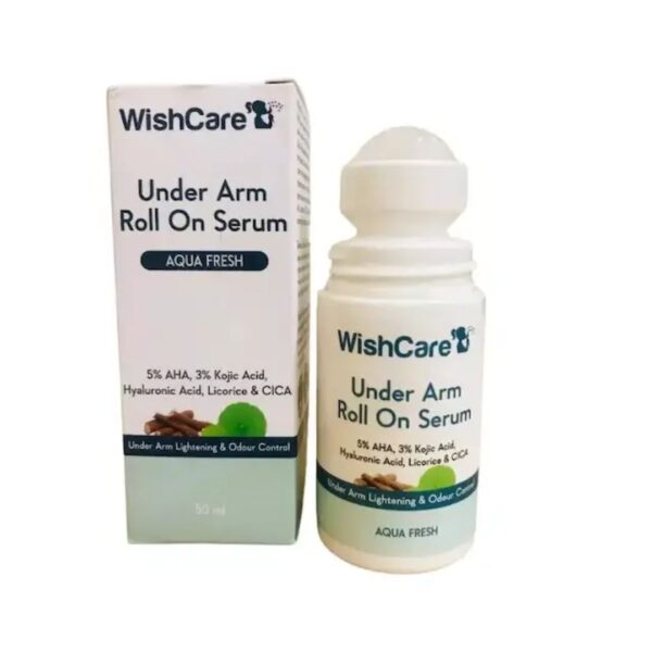 wishcare under arm roll on serum with aqua fresh 50ml